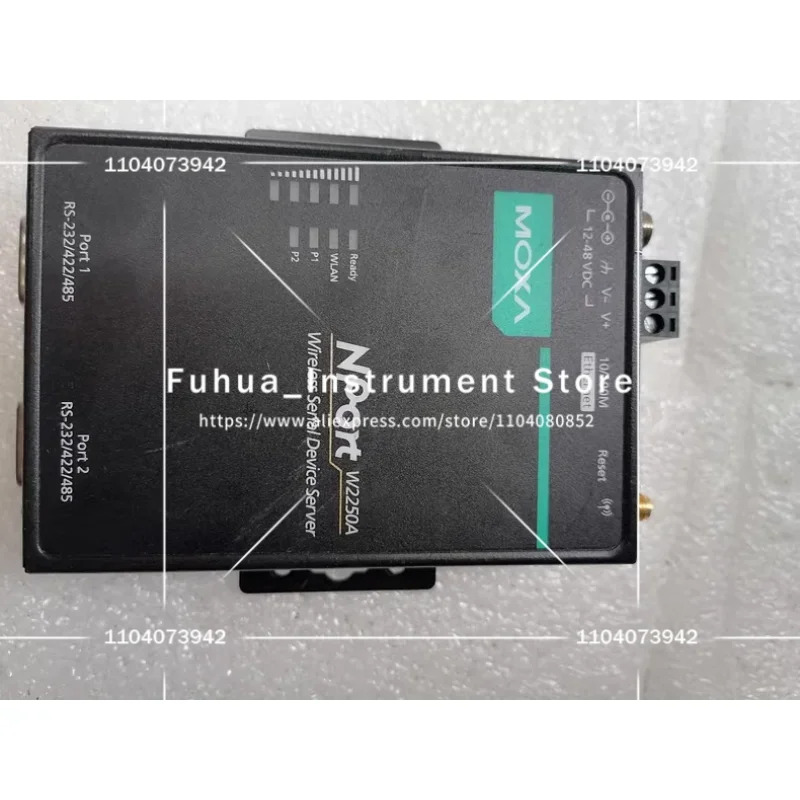 Moxa Nport W2250A 듀얼 포트 무선 직렬 서버