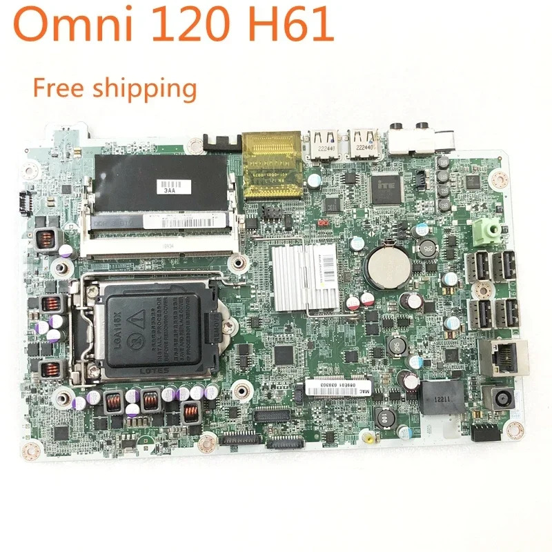 646908 -003 665465 -001 hp호환 Omni 120 H61 AIO 마더보드 DA0WJ5MB6F0 메인보드완전 작동 리퍼