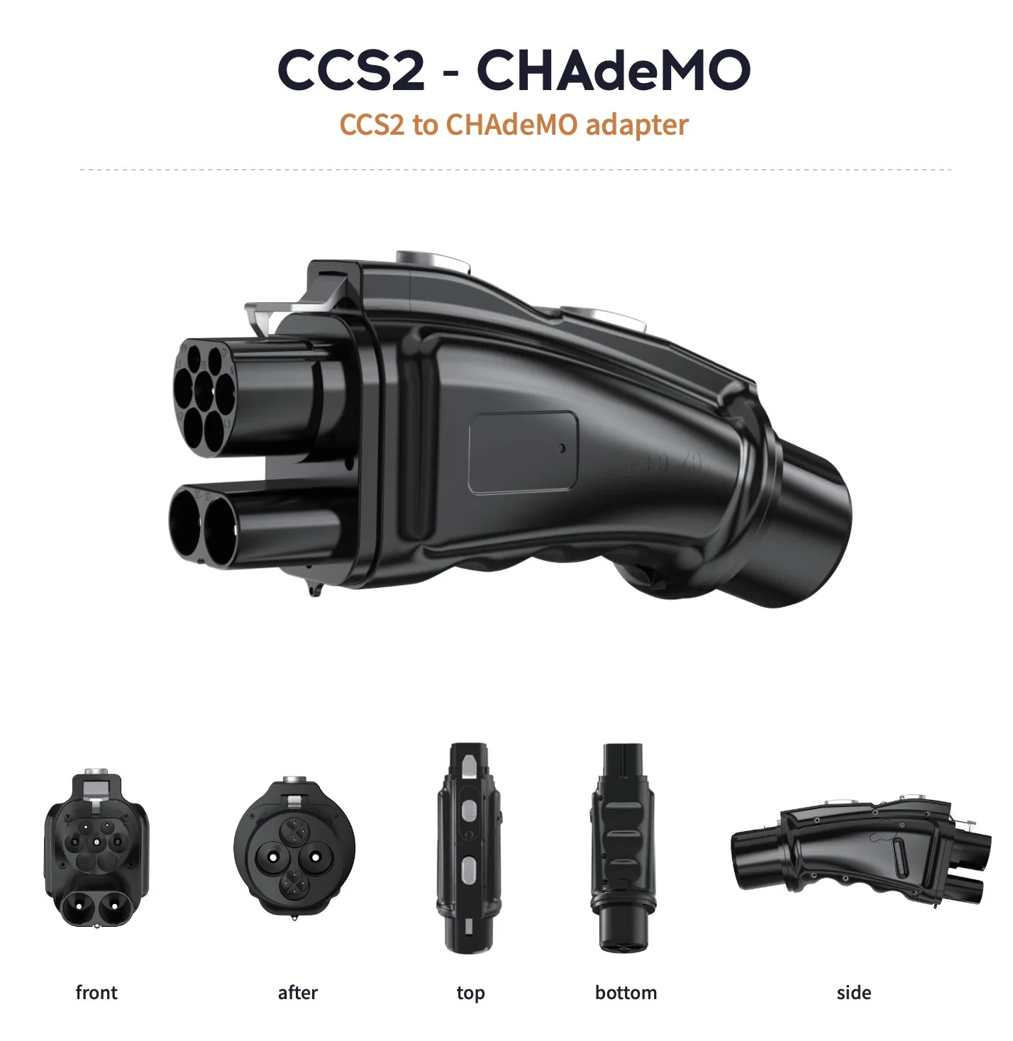 Ked커넥터 DC CCS2-CHAdeMO 충전 변환기 고속 Ev 충전기 어댑터 커넥터