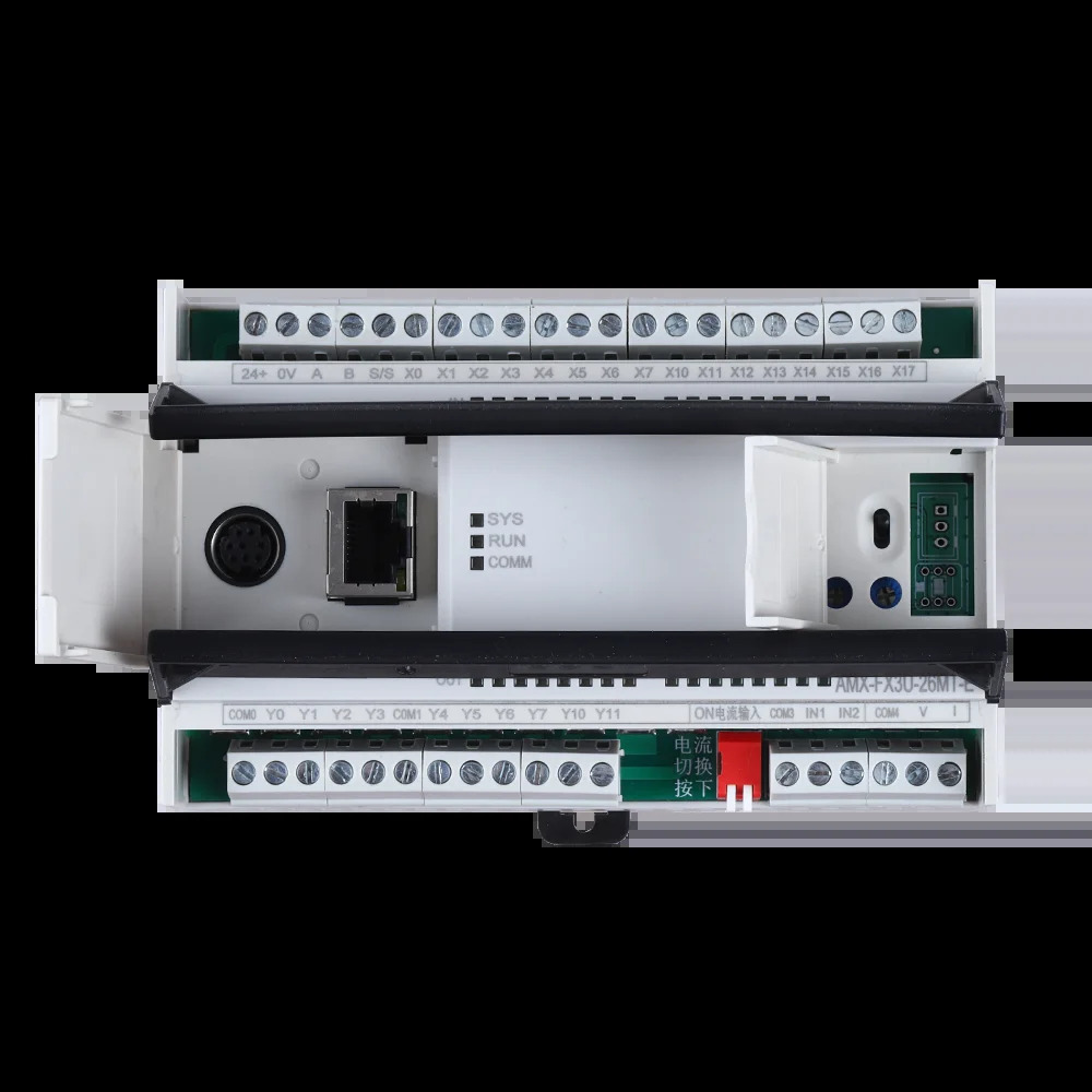 금 AMS호환amotion FX3U-26MR-E 호환 MELSEC PLC 릴레이 2AI/2AO 16DI/10DO 이더넷 MODBUS 기능