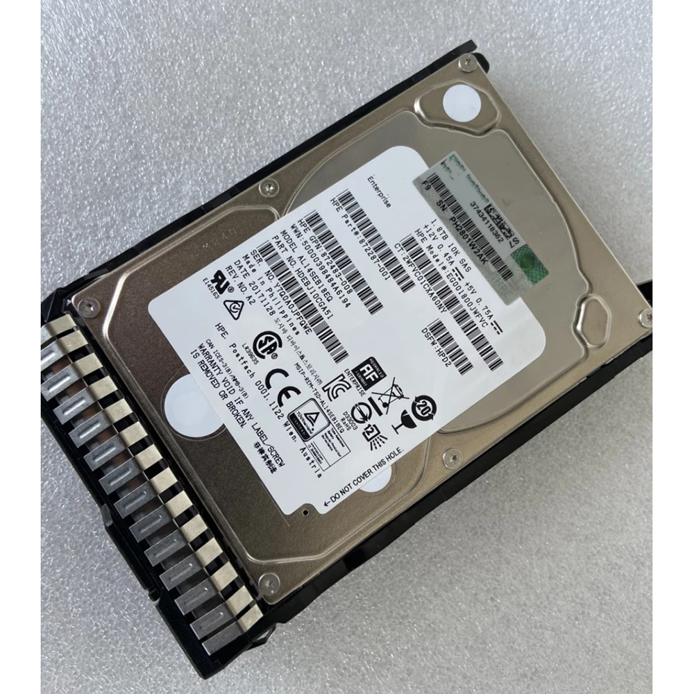 hp호환E 1.8T SAS 10K 2.5인치1.8TB 872481 -B21 872738 -001 서버 하드