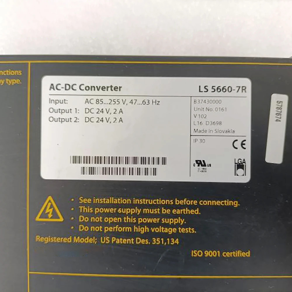 Power-one AC-DC 컨버터장치 전원공급장치 LS5660-7R 2X24V