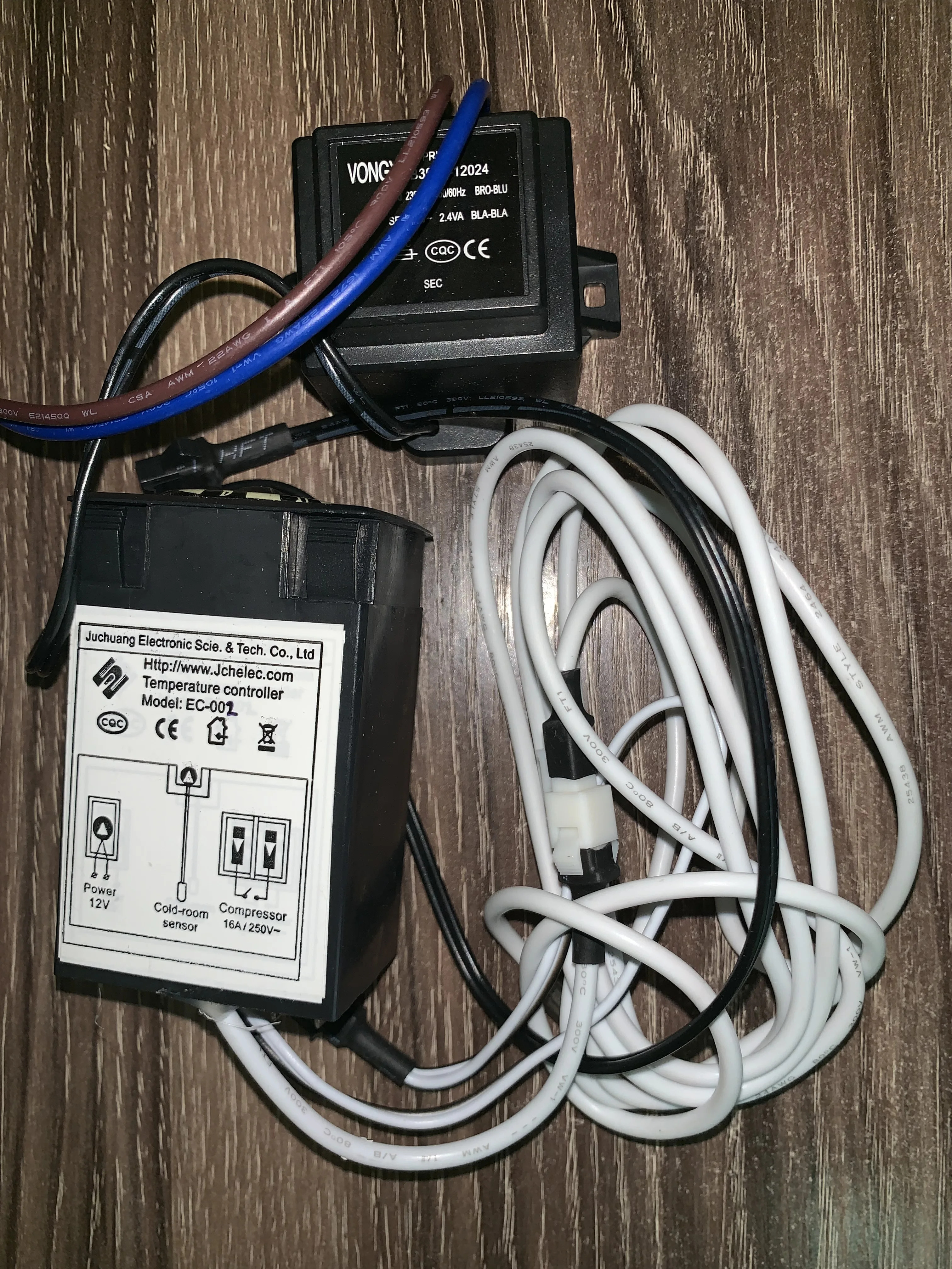 Juchuang EC-002 냉동 온도 조절기 온도조절기 손잡이 신