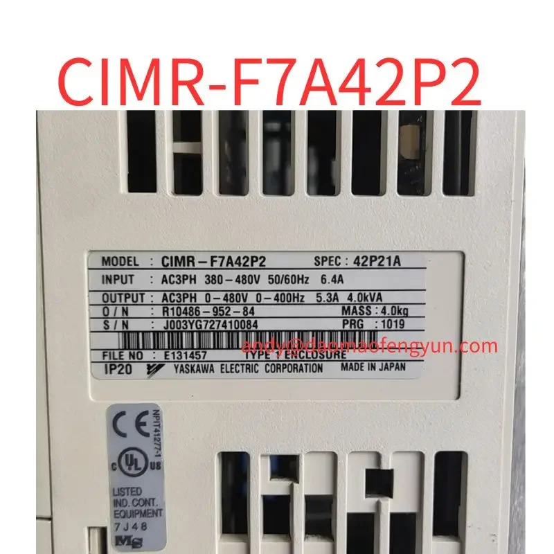 리퍼 F7 주파수 변환기 CIMR-F7A42P2 2.2KW 380V OK