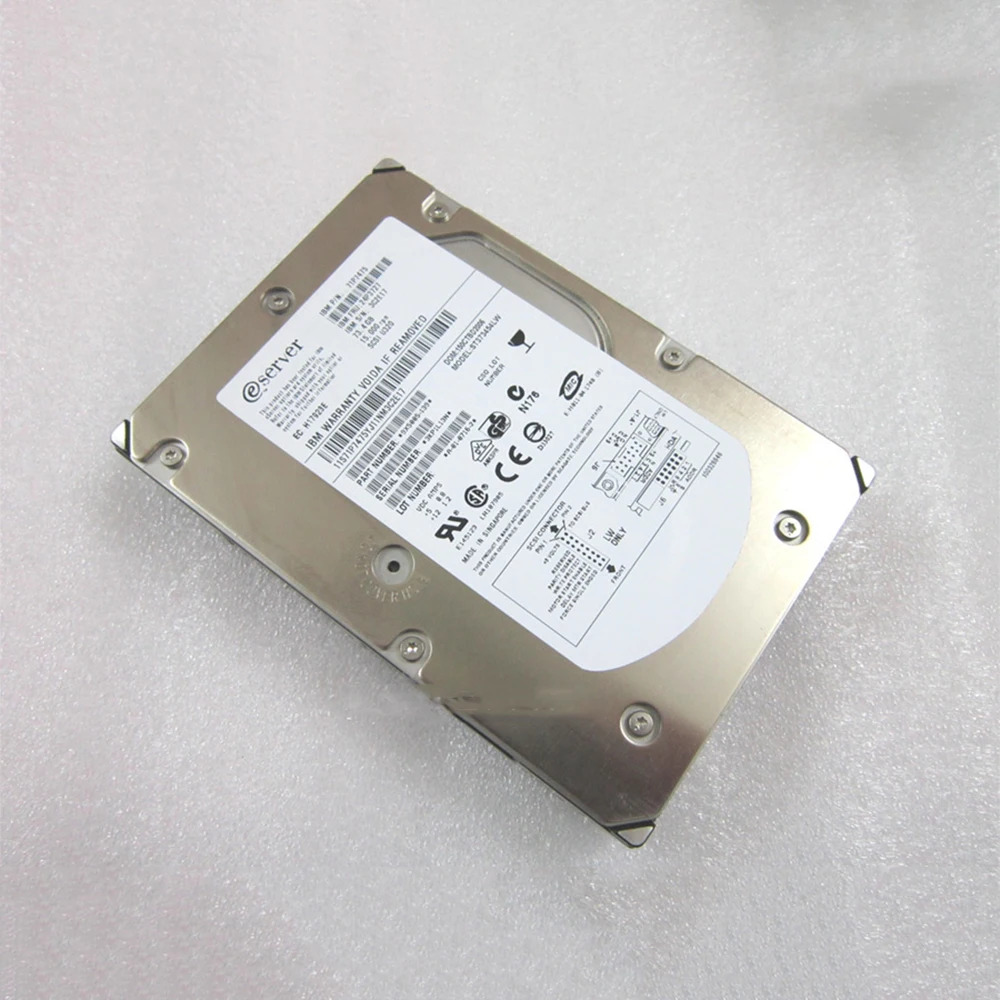 IBM 서버 하드 73.4GB 71P7475 24P3727 ST373454 LW SCSI 68핀 15K 73G