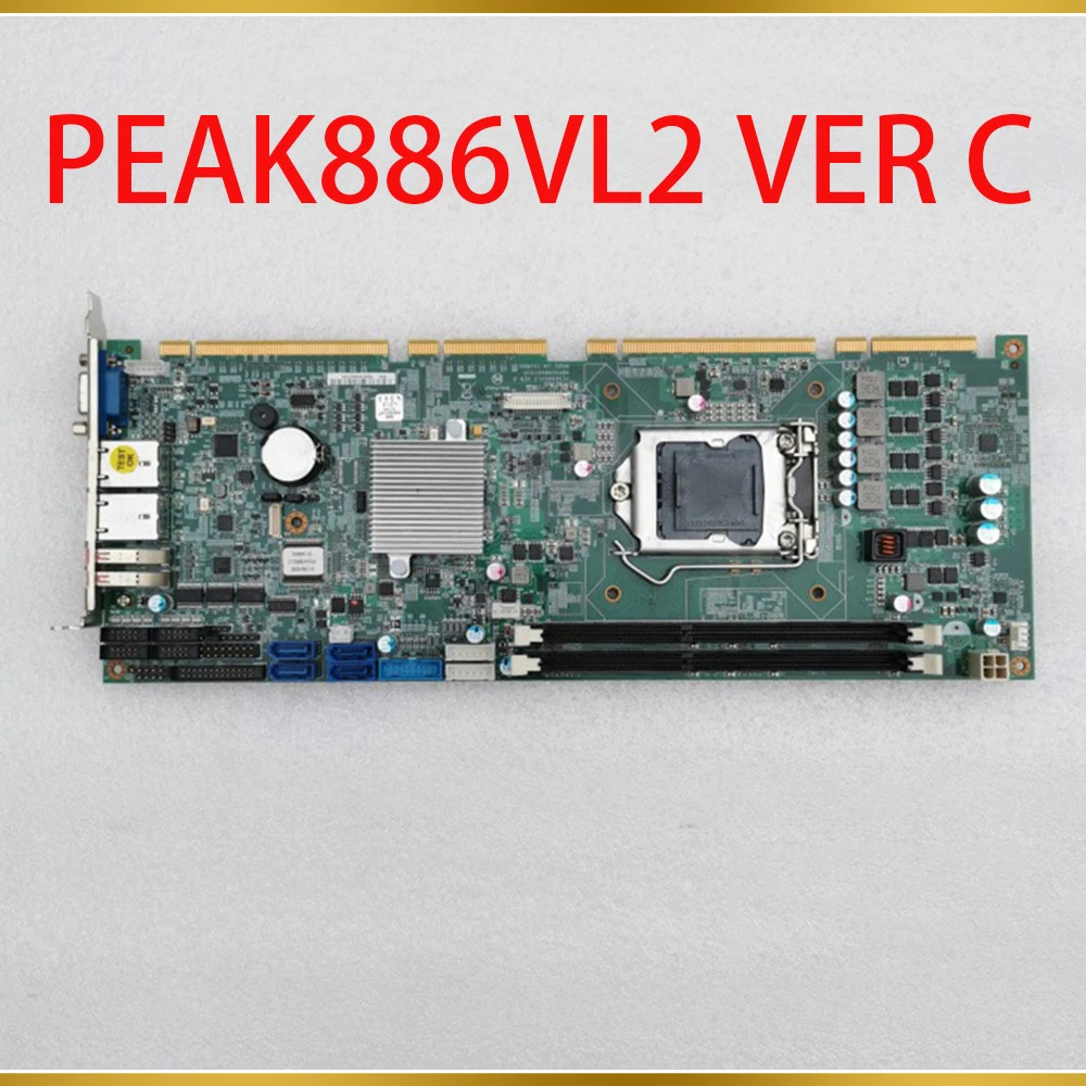 듀얼 네트워크 카드 PEAK886VL2 VER C가 포함된 NEXCOM 전장 산업제어 보드 PEAk886용
