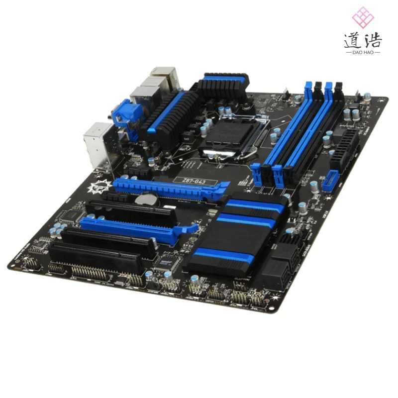 Z87-G43 마더보드32GB VGA DVI HDMI LGA 1150 DDR3 Z87 메인보드 완전 작동 리퍼
