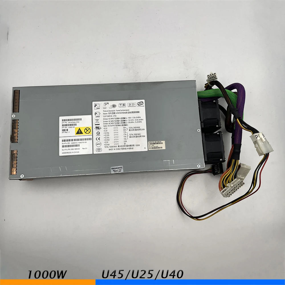 SUN U45/U25/U40전원공급장치 300-1800-02 300-1800-03 API4FS35-470G 1000W