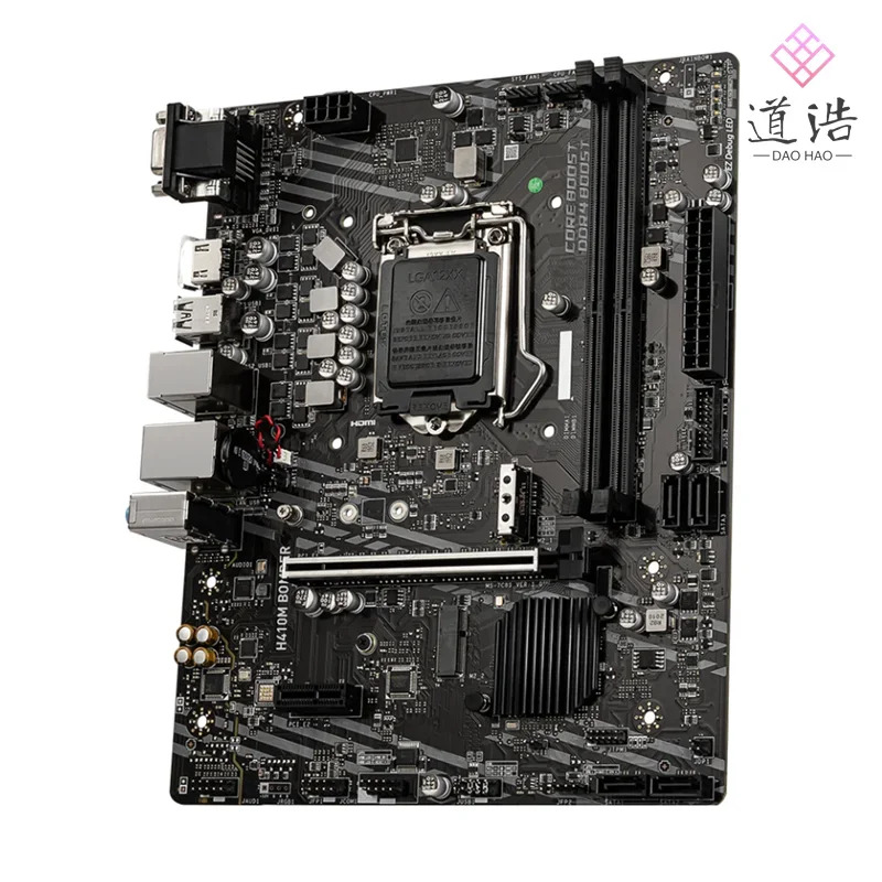 H410M BOMBER 마더보드 64GB VGA HDMI M.2 LGA 1200 DDR4 마이크로 H410 메인보드 완전 작동 리퍼