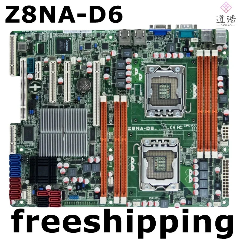Z8NA-D6 서버 마더보드 VGA LGA 1366 DDR3 메인보드완전 WorkMA 리퍼