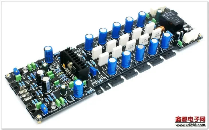 LME49810 400W 모노 DC 서보 A B 파워 보드 장착 완 라디에이터 없음