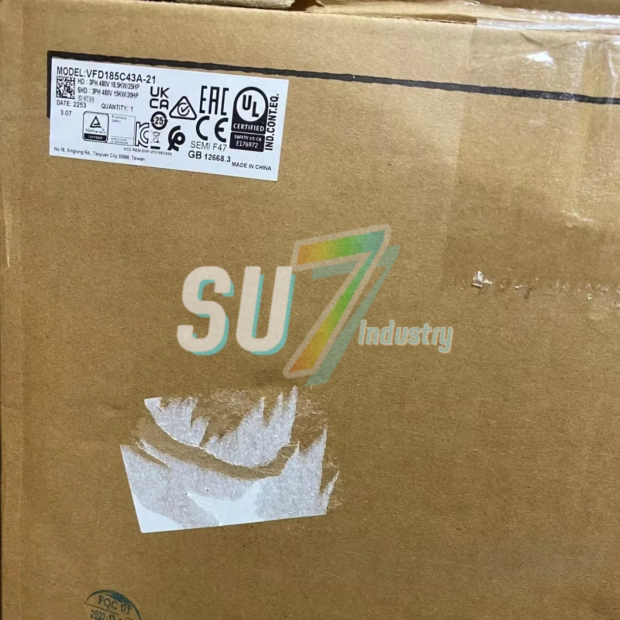VFD185C43A-21 VFD220CP43A-21 새 형 주파수 변환기