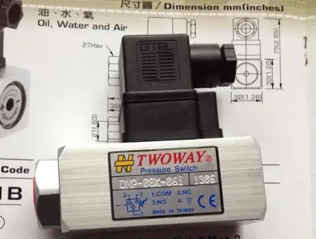 TWOWAY 압력 스위치 DNP-20K-06i DNP-08K-06i 대만산