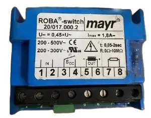 Mayr 모터 브레이크 정류기 400V-30A-1 024.000.6 230V-2.5A-1 025.000.6 20/017.000.2 230VAC 1/012.000.2 10/017.