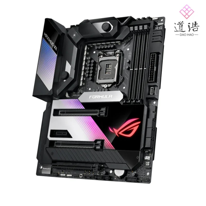 ROG MAXIMUS XII FORMULA 마더보드128GB PCI-E3.0 M.2 LGA 1200 DDR4 Z490 메인보드 완전 작동 리퍼