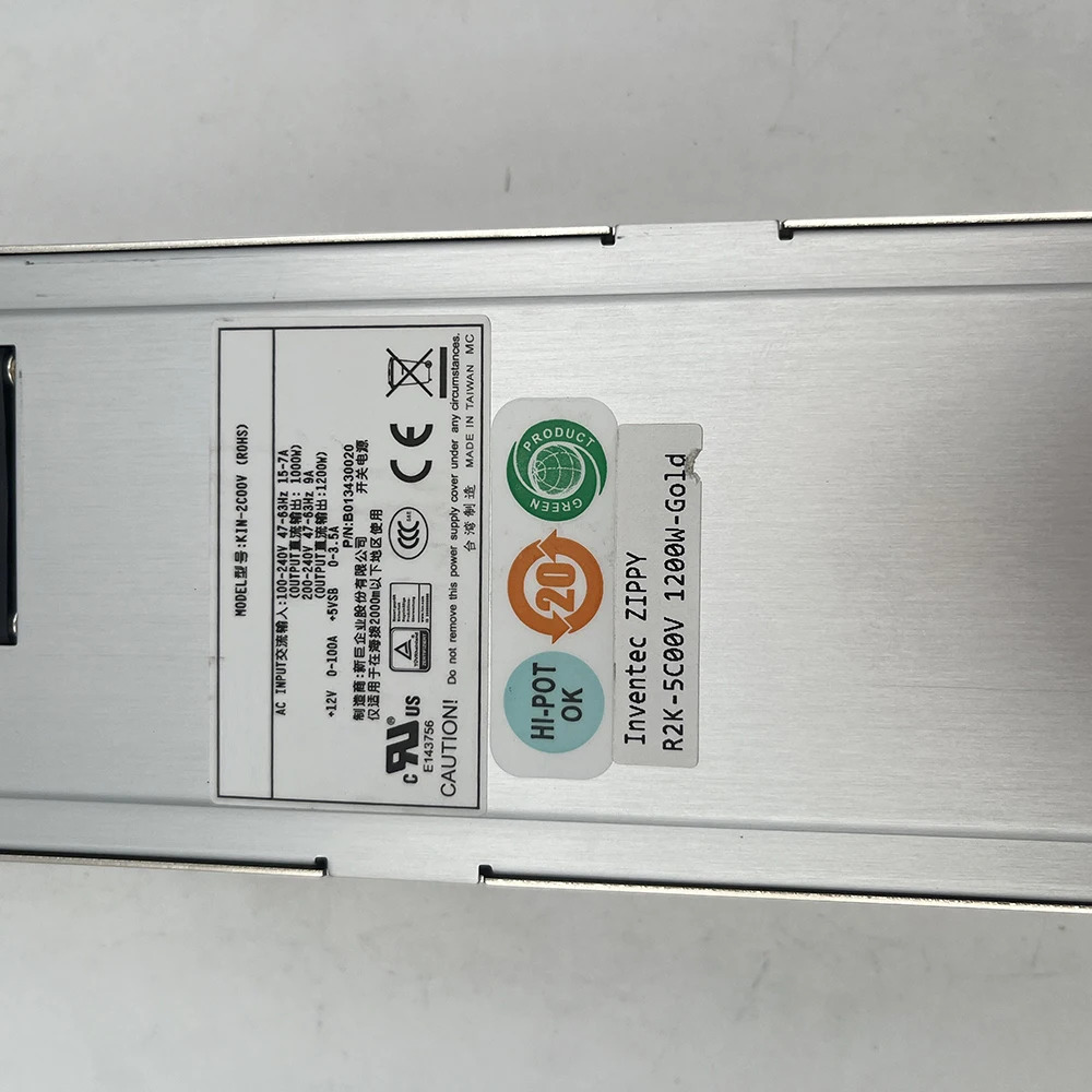 ZIPPY 1200W KIN-2C00VSerevr 전원공급장치