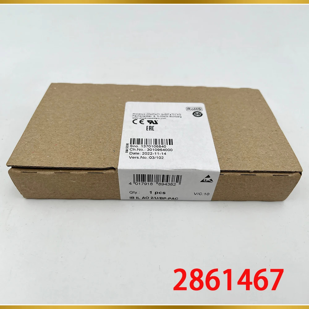 Phoenix 아날로그 모듈IB IL AO 2/U/BP-PAC 인라모듈 2861467