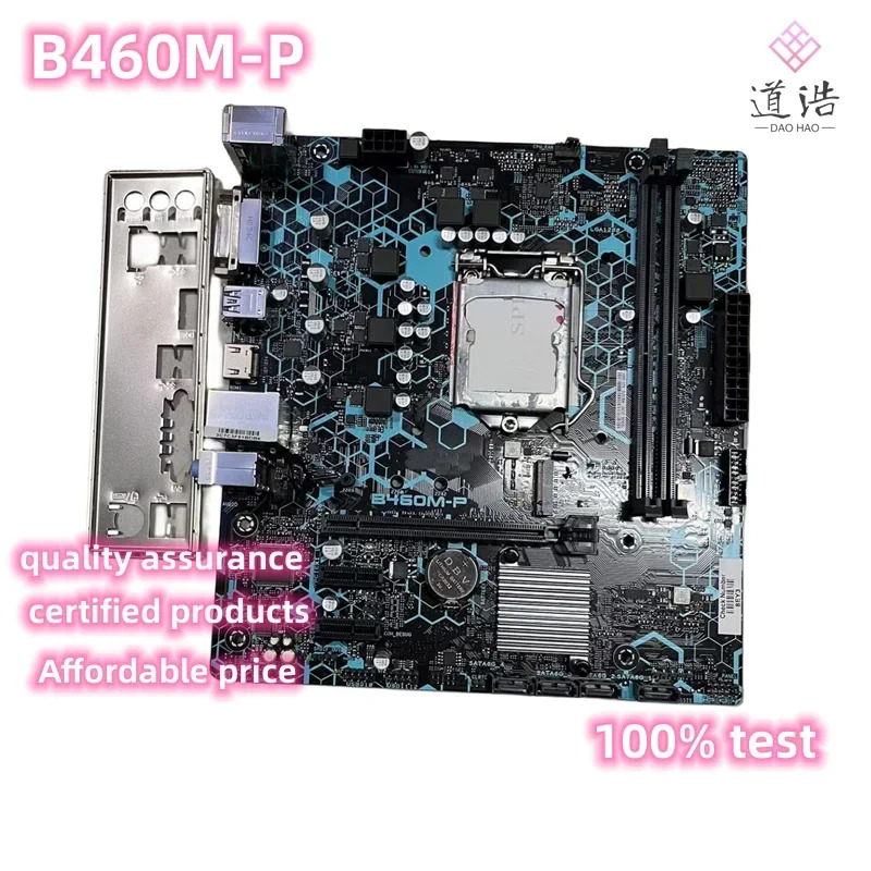 B460M-P 마더보드64GB PCI-E3.0 M.2 HDMI LGA 1200 DDR4 마이크로 B460 메인보드 완전 작동 리퍼