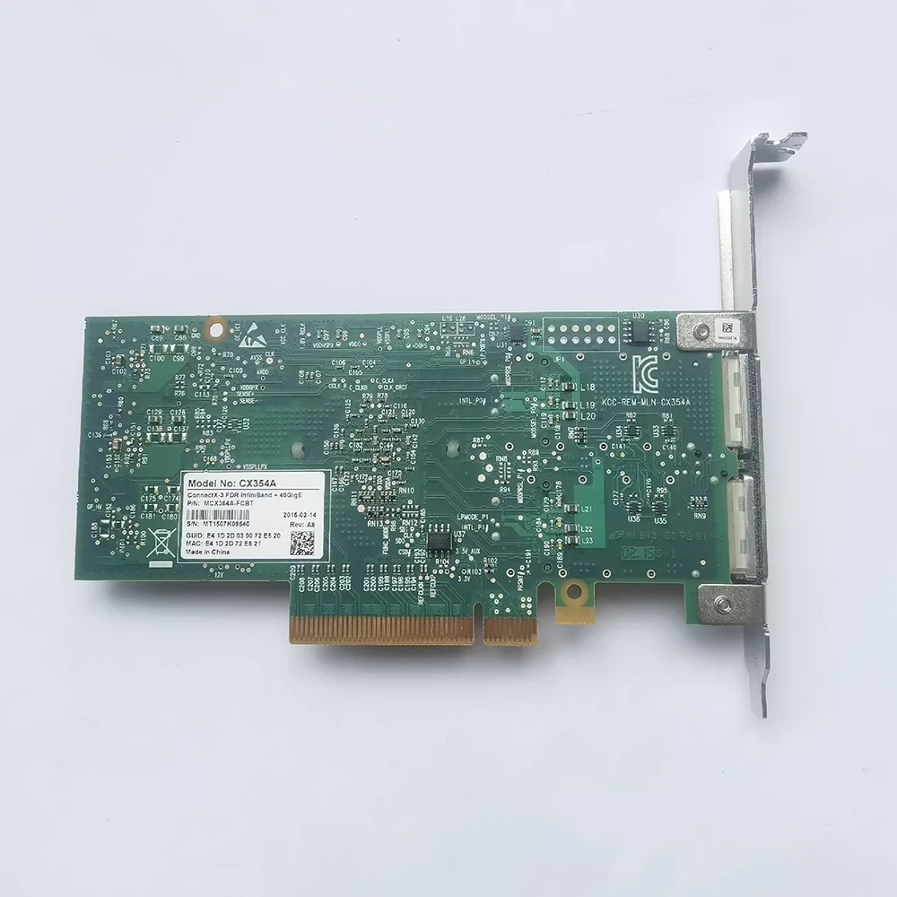 Mellanox ConnectX-3 FDR IB 56G/40G NIC MCX354A-FCBT CX354A용
