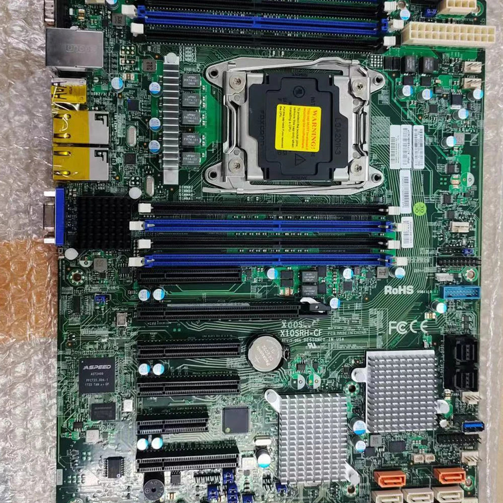 Supermicro 서버 마더보드 E5-1600/2600 V3/V4 군 프로세서 ECC i350-AM2 듀얼 포트 GbE LAN LGA2011 DDR4 X10SRH-CF