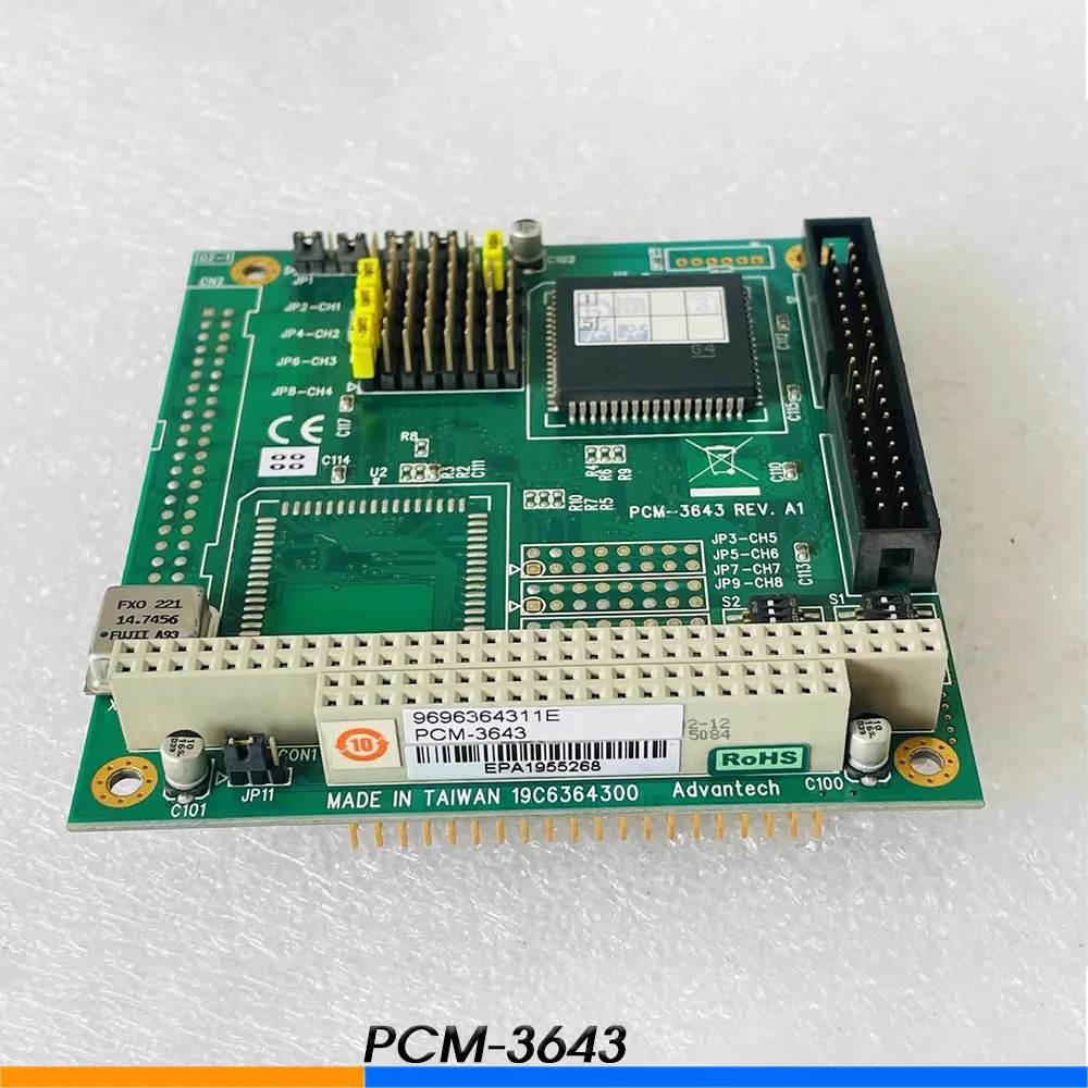Advantech 직렬 포트 카드 확장 통신 모듈 4포트 RS232 PC104 PCM-3643 REV A1