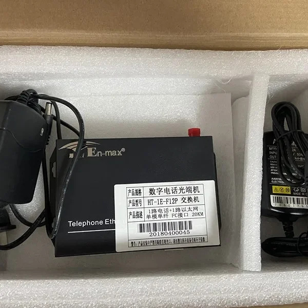 Enmax 디지털 전화 트랜시버 HT-1E-F12P 스위치 오리지널 포장