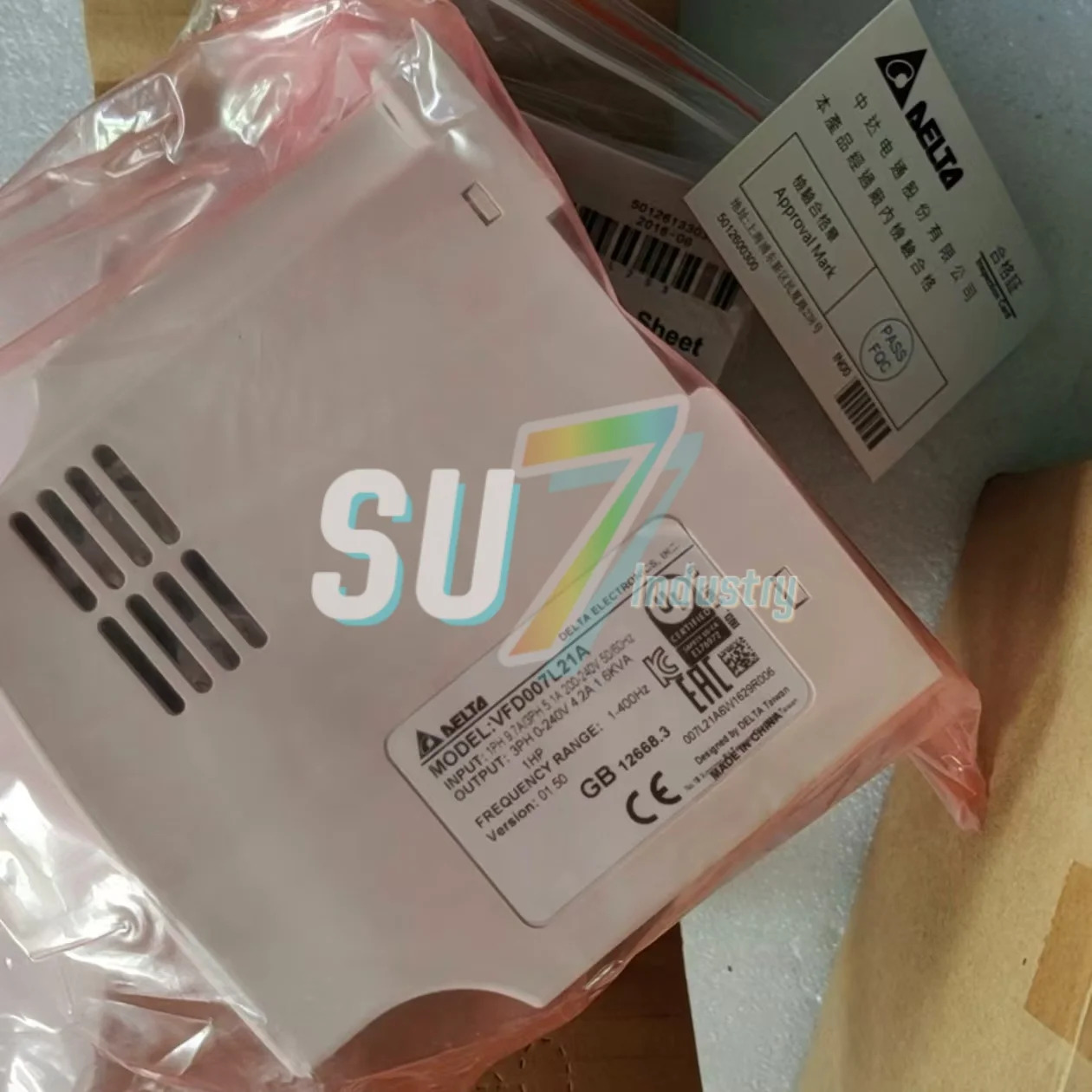 주파수 변환기 원본 VFD007EL43W VFD007L21A