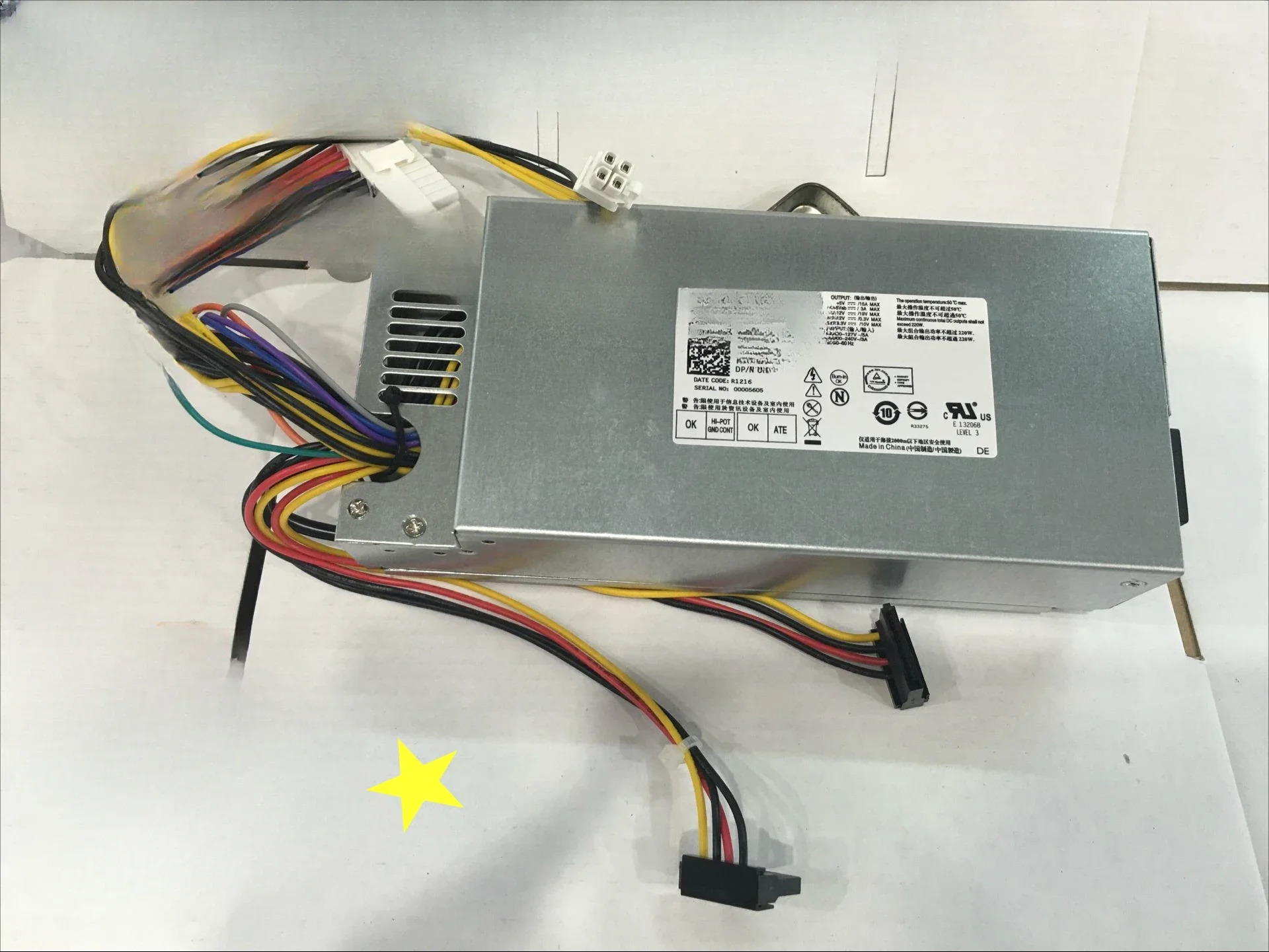 DELL HU220AS DPS-220UB PS-5221-06 D220AS H220AS-00 전원공급장치용