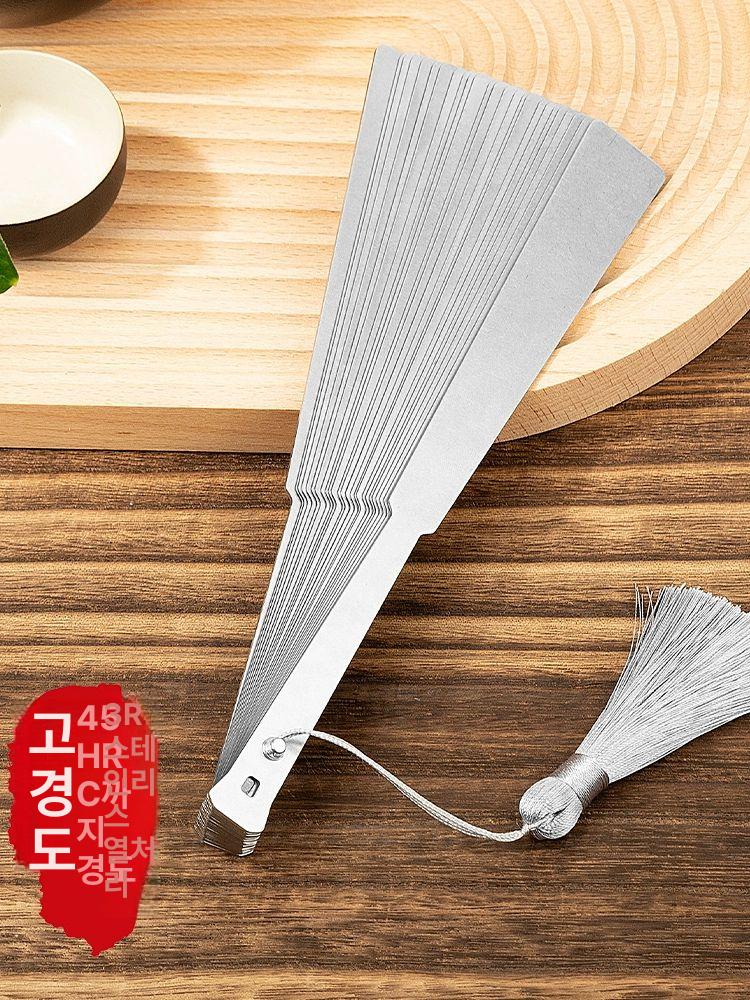 접이식 무용 부채춤 소품 전통부채 공연부채 접부채 장식 - 상세 이미지 4