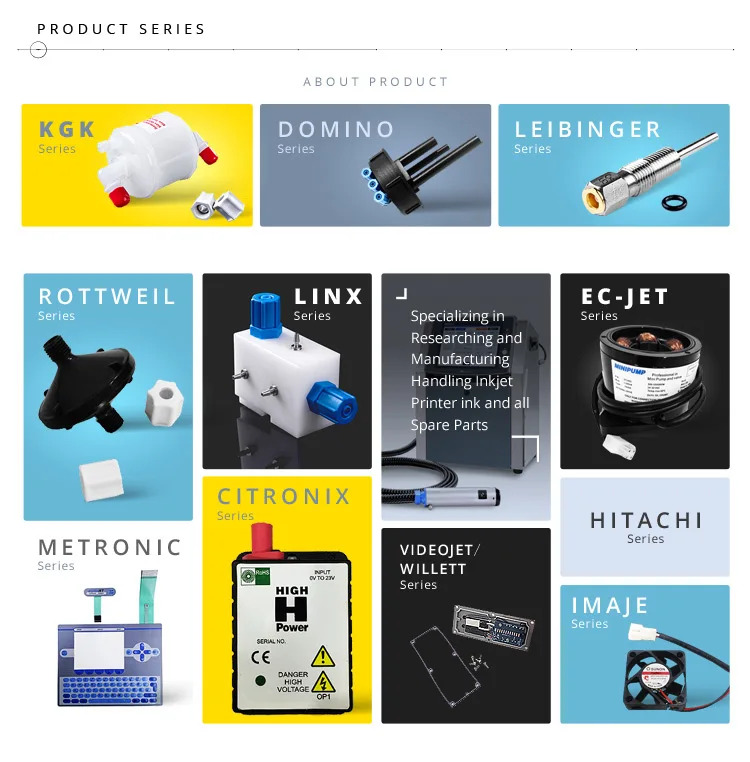 Citronix CIJ 프린터 CB003-1025-001 프린트 헤드 밸브 대체 잉크젯 예비 부품