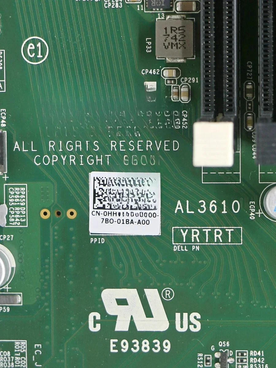 DELL Precision Tower 5810 T5820 메인보드 HHV7N AL3610용