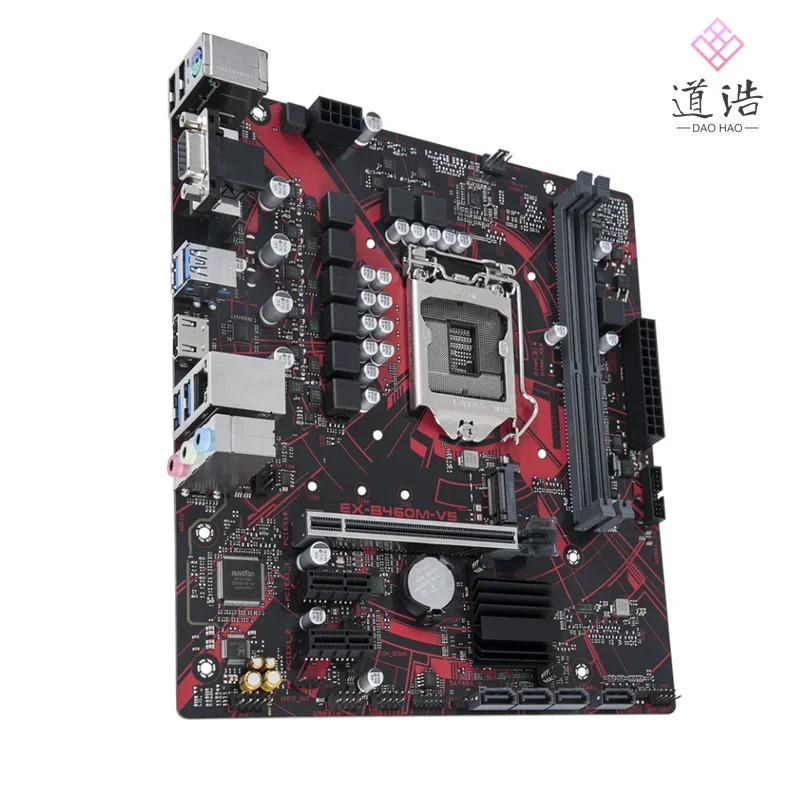 EX-B460M-V5 마더보드64GB PCI-E3.0 M.2 HDMI LGA 1200 DDR4 마이크로 B460 메인보드 완전 작동 리퍼