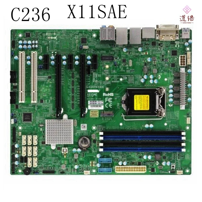 Supermicro X11SAE 워크스테이션 마더보드 LGA 1151 DDR4 메인보드완전 작동 리퍼