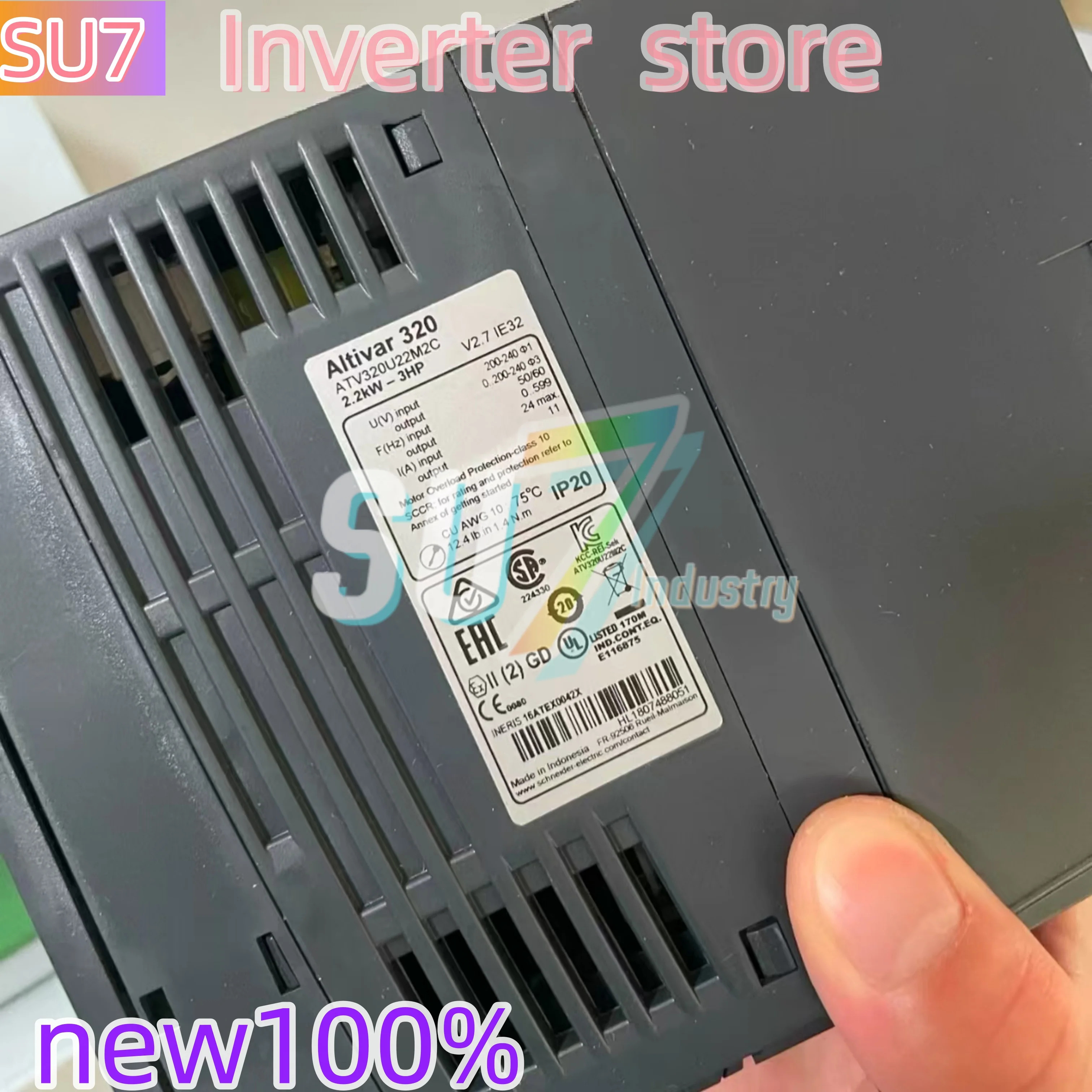 ATV320U22M2B ATV320U22M2C 인버터 새 - 가변 주파수 드라이브 산업 제어 장비