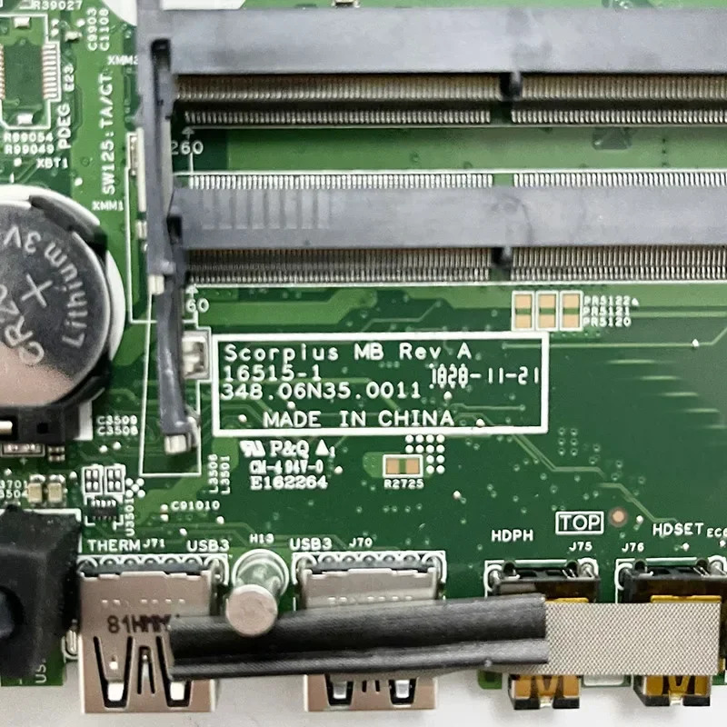 912857 -001 hp호환 600 G3 DM 마더보드906309 -002 16515-1 348.06N35.0011 메인보드 완전 작동 리퍼
