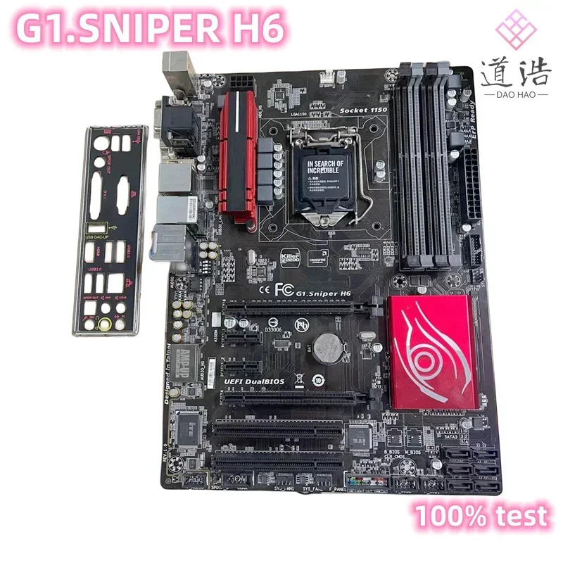 G1.SNIPER H6 마더보드32GB PCI-E 3.0 USB2.0 USB3.0 LGA 1150 DDR3 H97 메인보드 완전 WorkMA 리퍼