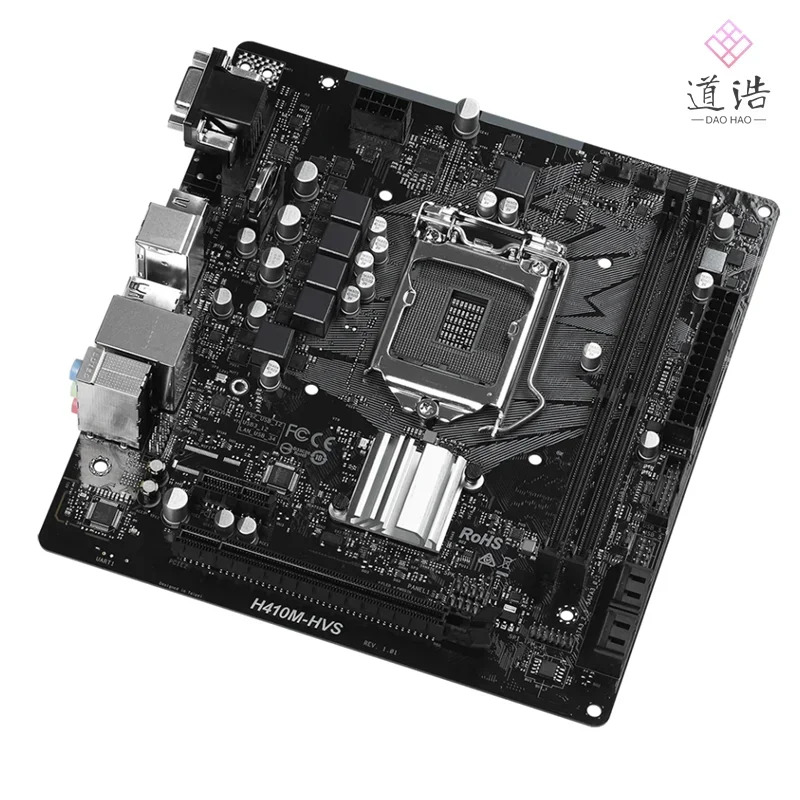 ASRock호환 H410M-HVS 마더보드64GB HDMI PCI-E3.0 LGA 1200 DDR4 마이크로 H410 메인보드 완전 작동 리퍼