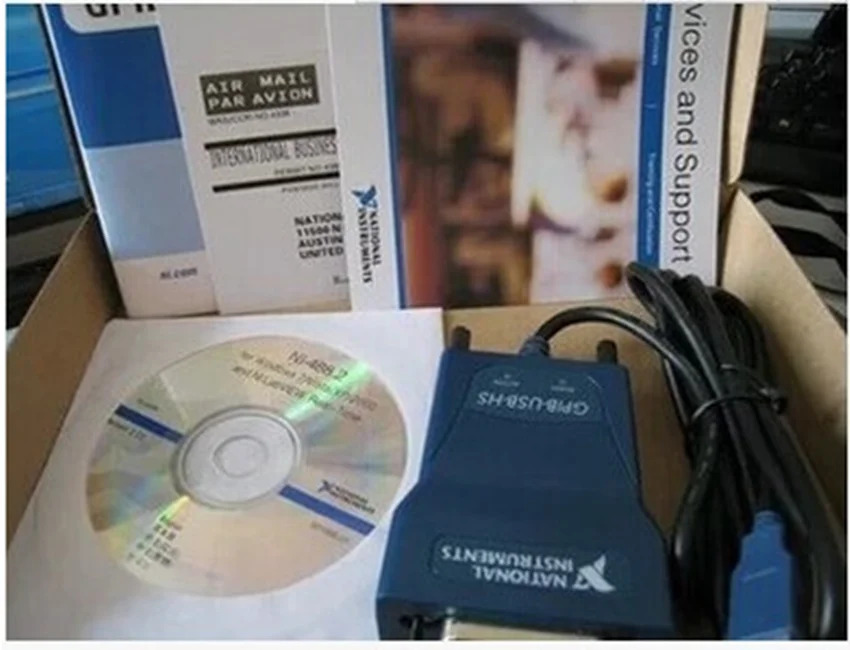 National trumens NI GPIB-USB-HS GPIB 데이터 수집 카드 778927-01 IEEE 488