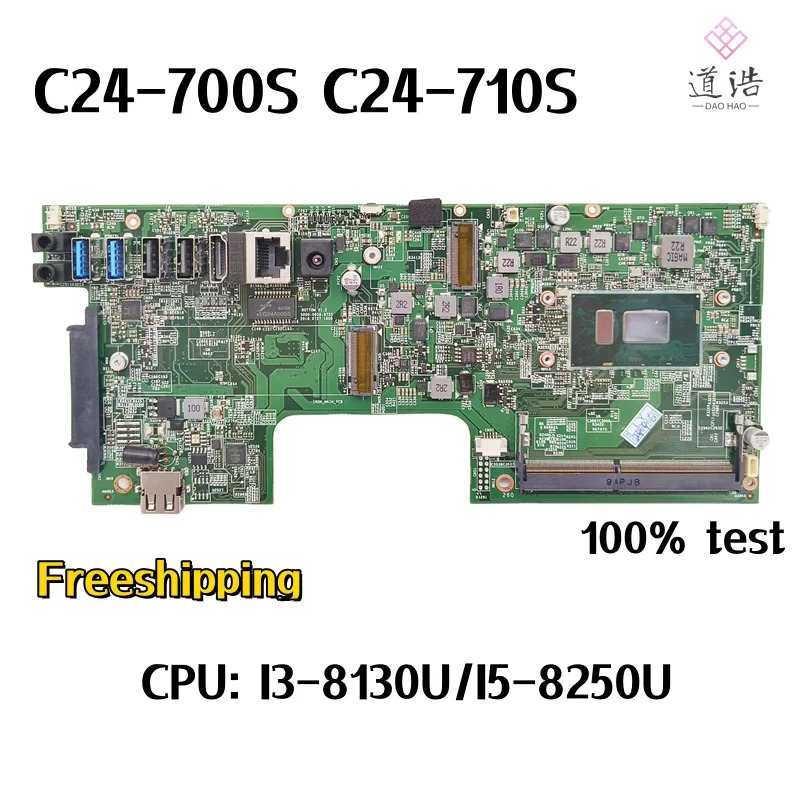 Acer Aspire C24-700S C24-710S AIO 마더보드I3-8130U/I5-8250U CPU DDR4 C24 메인보드 완전 작동 리퍼