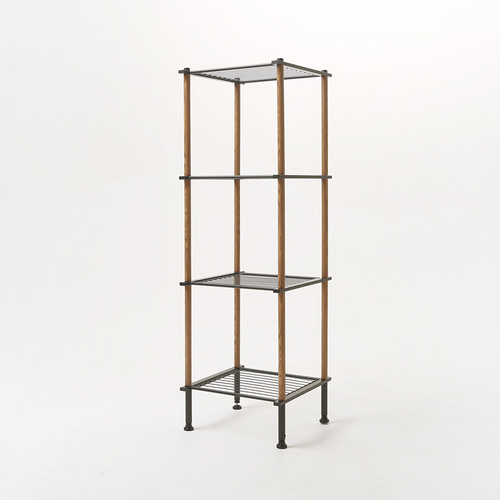 토토 철제수납장 틈새 다용도 수납선반 33x31x106cm, 3단, 블랙 - 상품 이미지
