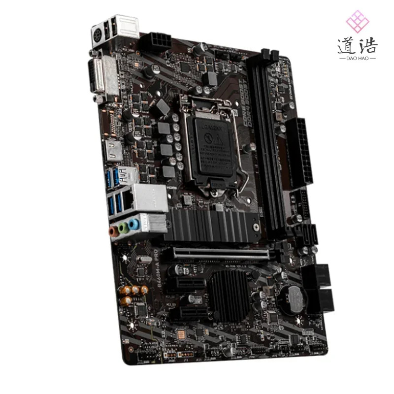 B460M-A PRO 마더보드64GB LGA 1200 DDR4 마이크로 B460 메인보드 완전 작동 리퍼