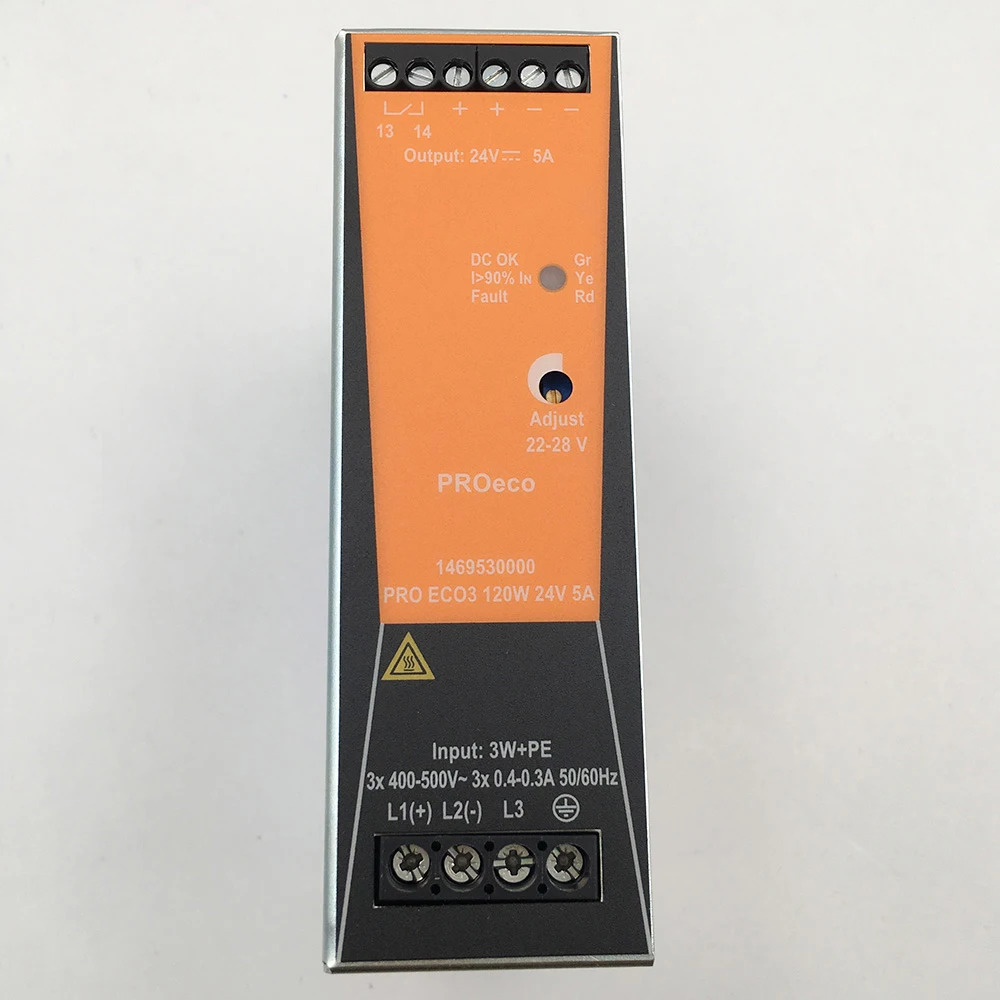 Weidmuller새 PRO ECO3 120W 24V 5A 3상 스위칭 전원공급장치 1469530000