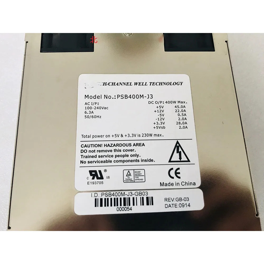 리퍼 후 CWT 선박PSB400M-J3 400W 전원공급장치