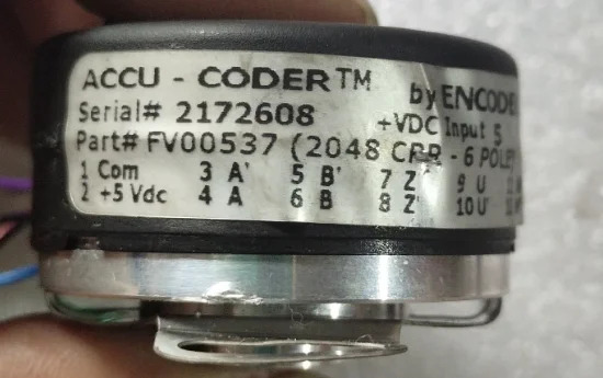 오리지널 인코더 FV00537 2048 CPR-6POLE