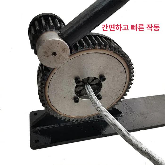 농업용 고압 호스 압착기 수동식 튜브 조인트 결합 배관 공구 파이프 압관기구 연결기 - 상세 이미지 4