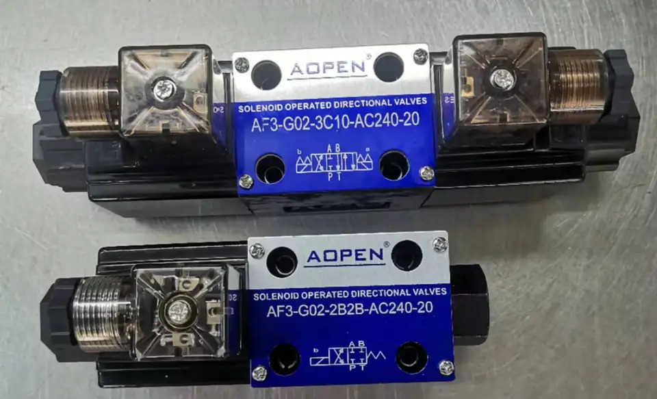 AOPEN 솔레노이드 작동식 방향 밸브 AF3-G02-C2-D24-20 AF3-G02-C4-D24-20 AF3-G02-C6 C3 C8-AC240-20 AF3-G02-3C10-AC