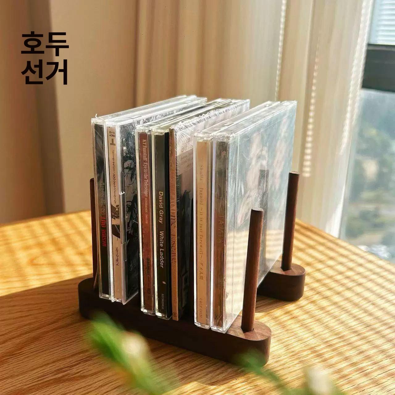 월넛 빈티지 수납장 유리쇼케이스 레트로 선반 거실 보관함 엔틱 - 상세 이미지 2
