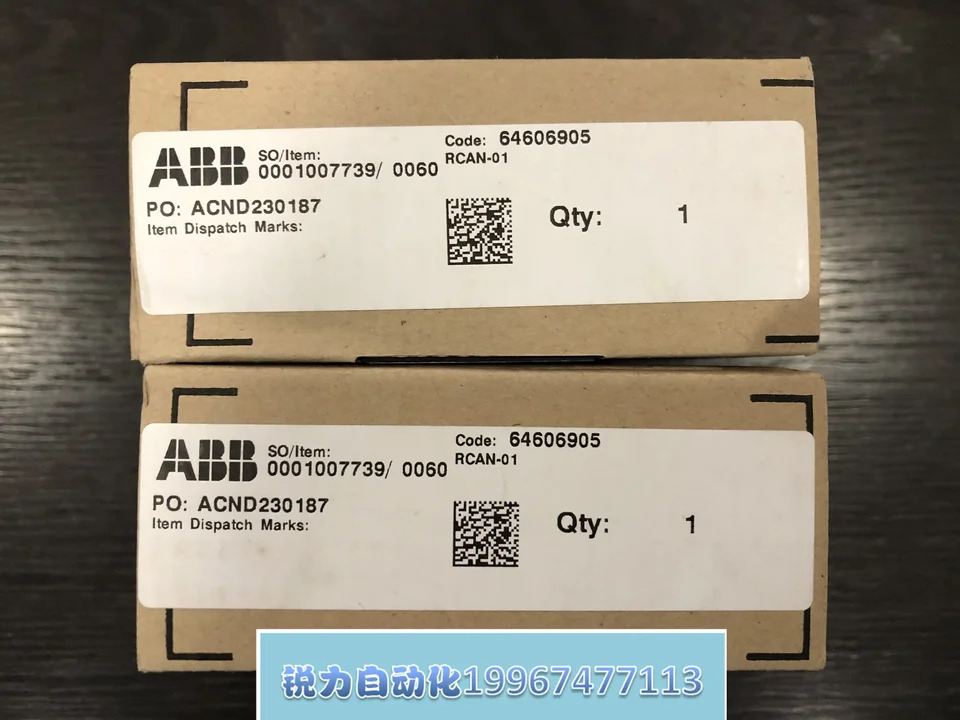 ABB ACS800/550 주파수 변환기 CANopen 어댑터 모듈 RCAN-01 신