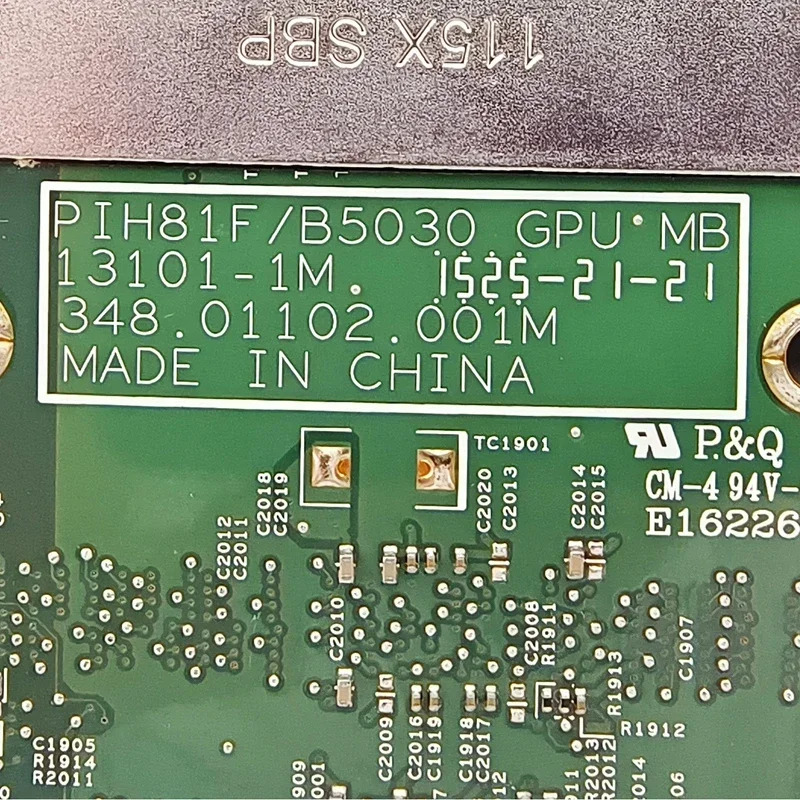 13101-1M Lenovo호환 B5030 AIO 마더보드 PIH81F 348.01102.001M 5B20H02640 DDR3 메인보드 완전 작동 리퍼