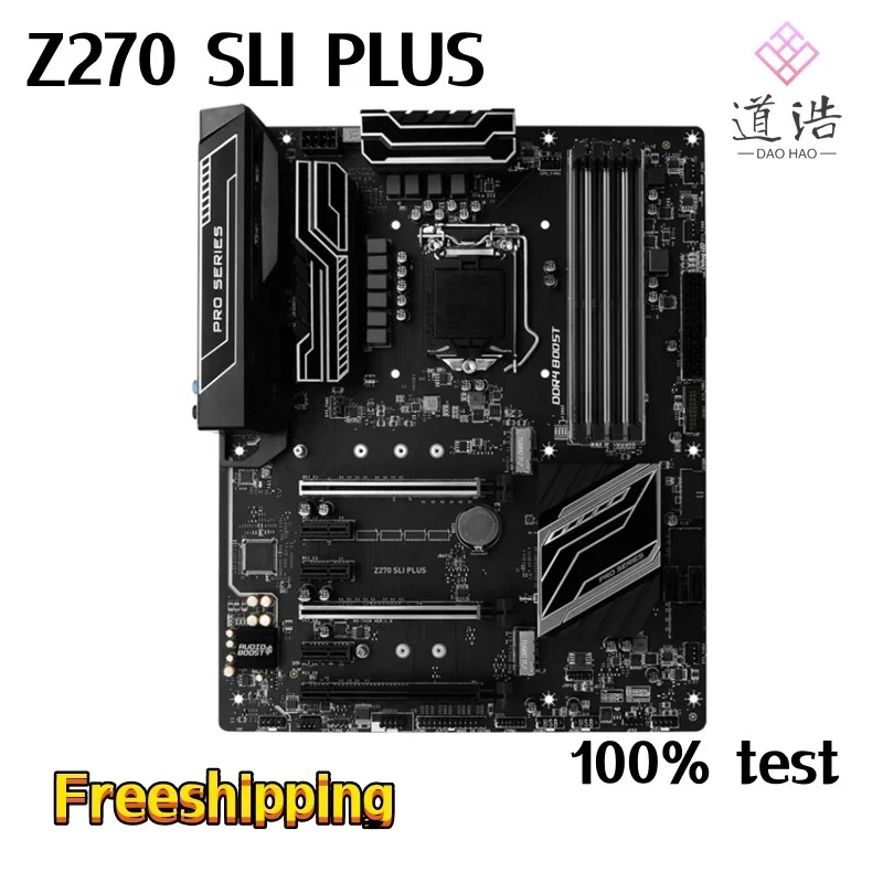 Z270 SLI PLUS 마더보드64GB M.2 HDMI LGA 1151 DDR4 메인보드 완전 작동 리퍼